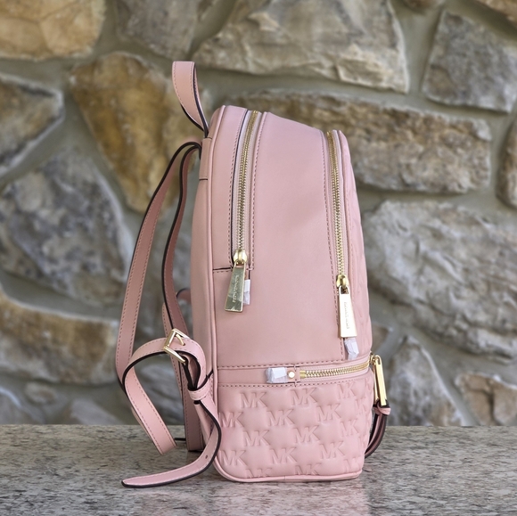 Michael Kors Rhea Medium Pink Backpack - Picture 2 of 7